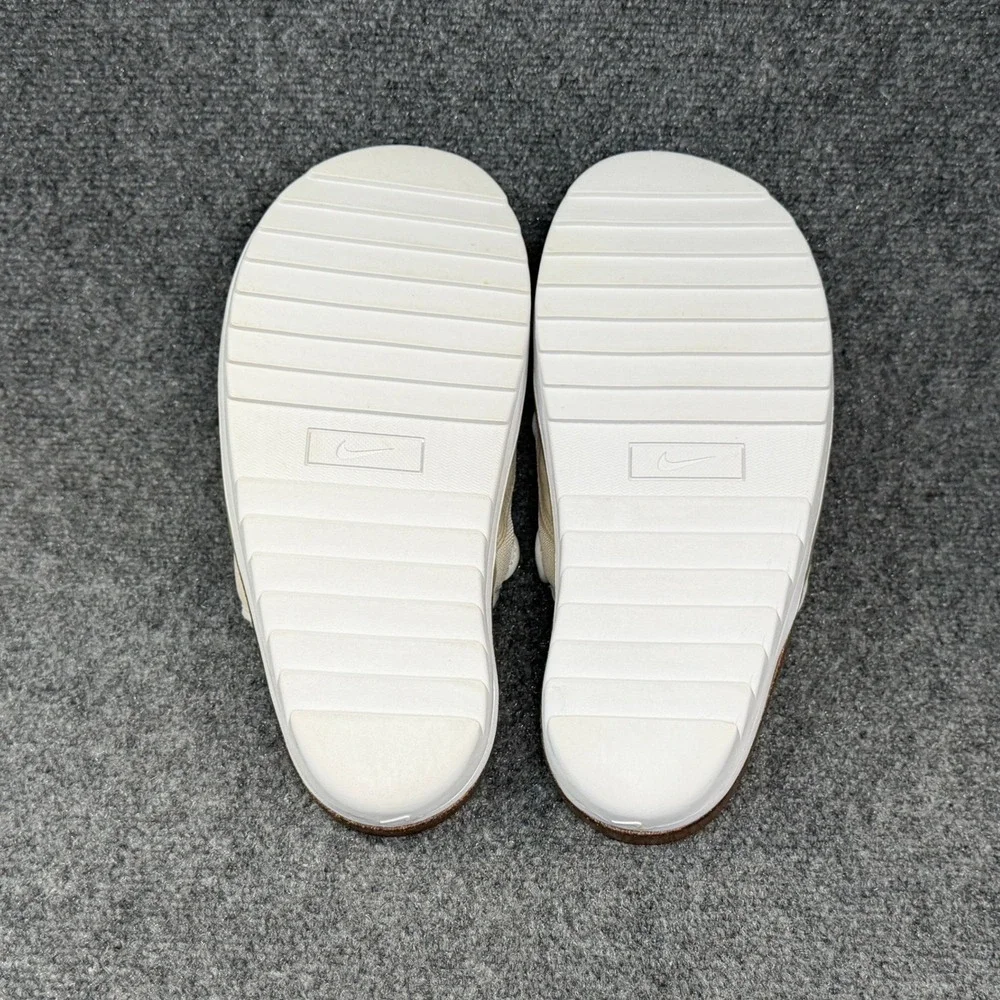 Nike Offline 2.0 Slide Sandal Men 9 Beige Khaki Athletic Retro Slip On Flip Flop